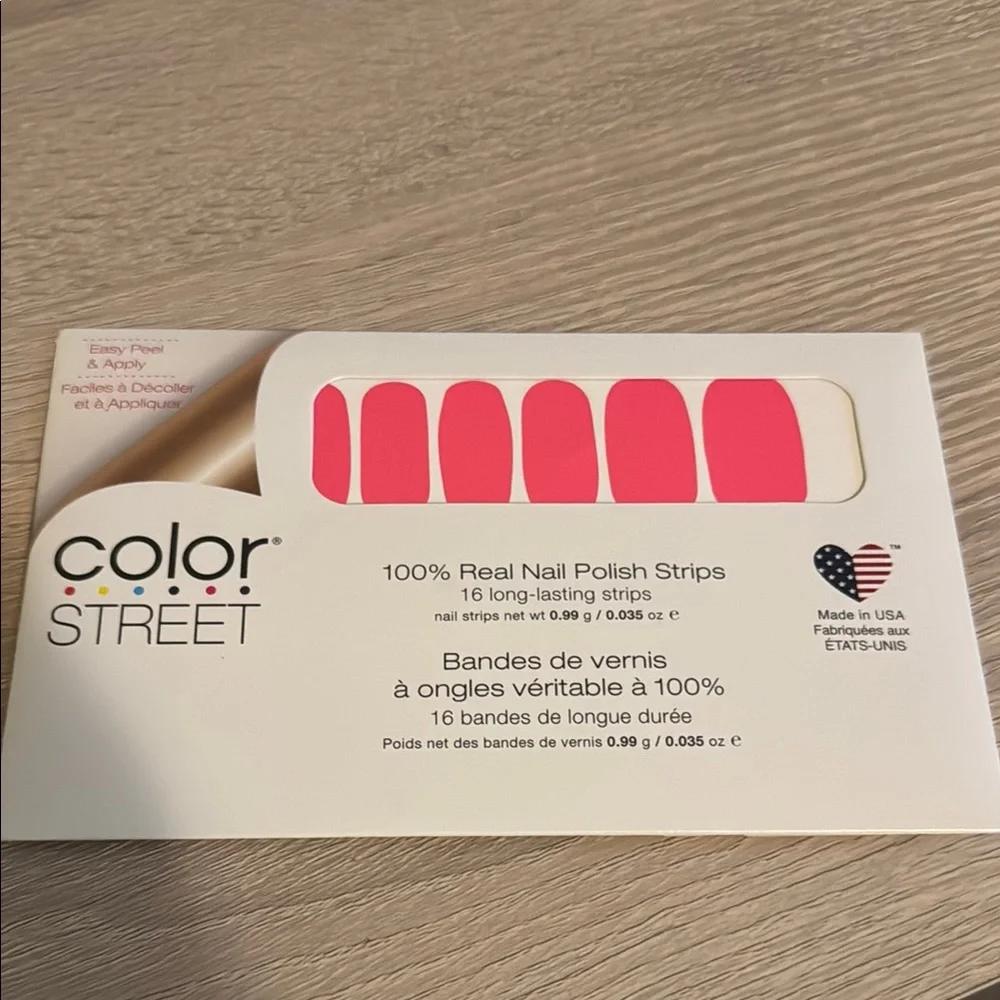 Color Street Pink Nail Polish Strips. Shockwave - Picture 1 of 2